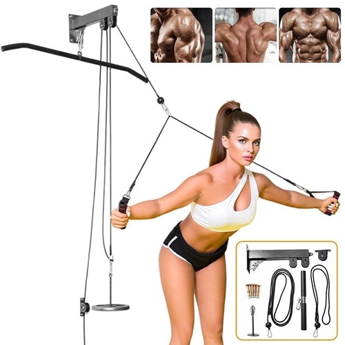 Lat pull down - wall, pulley
