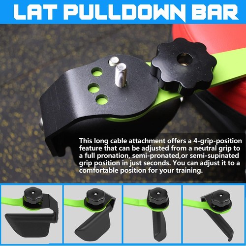 Adjustable lat pull down - adjustable,
