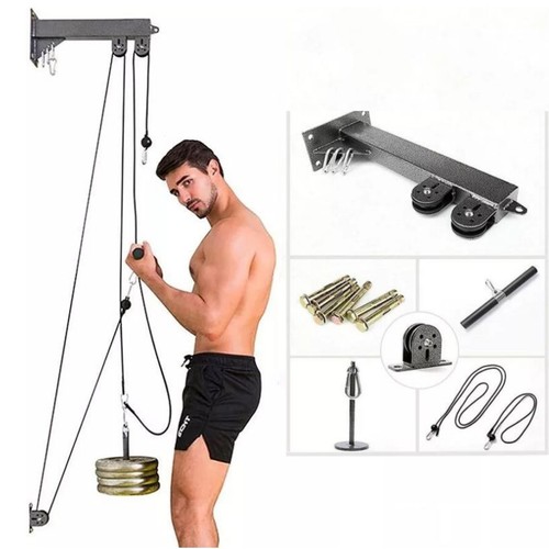 Wall mounted pulley system - pulley,