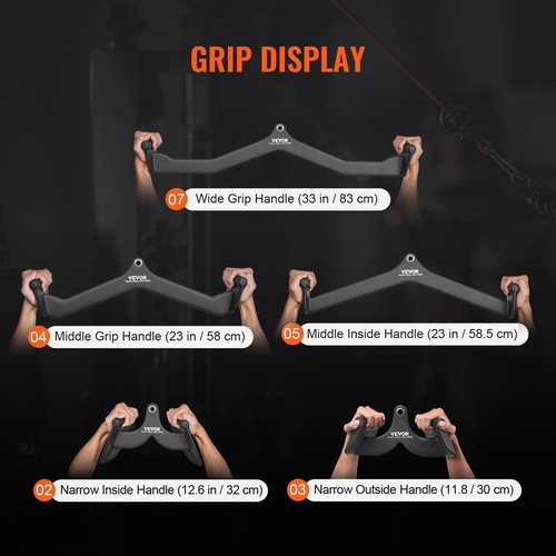 Lat pulldown attachments - pulldown,