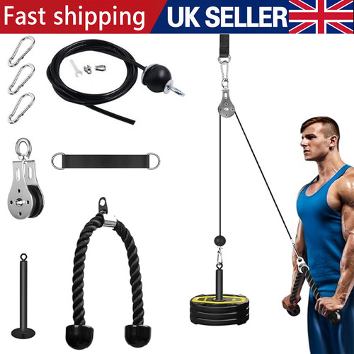 Home gym workout cable pulley - workout,
