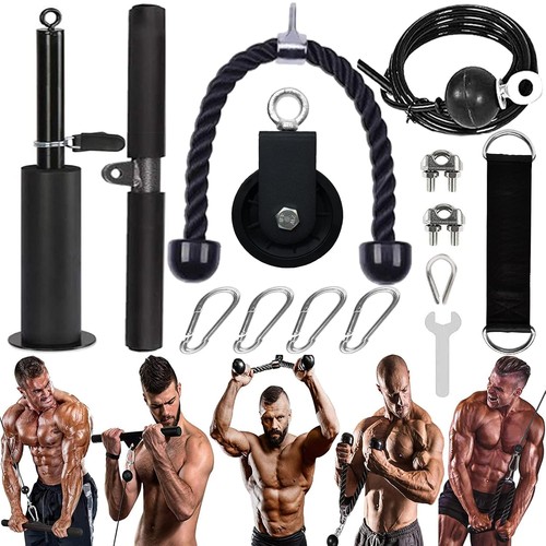 Cable pulley system home gym - system,