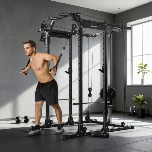 Cable crossover machine with - machine,,